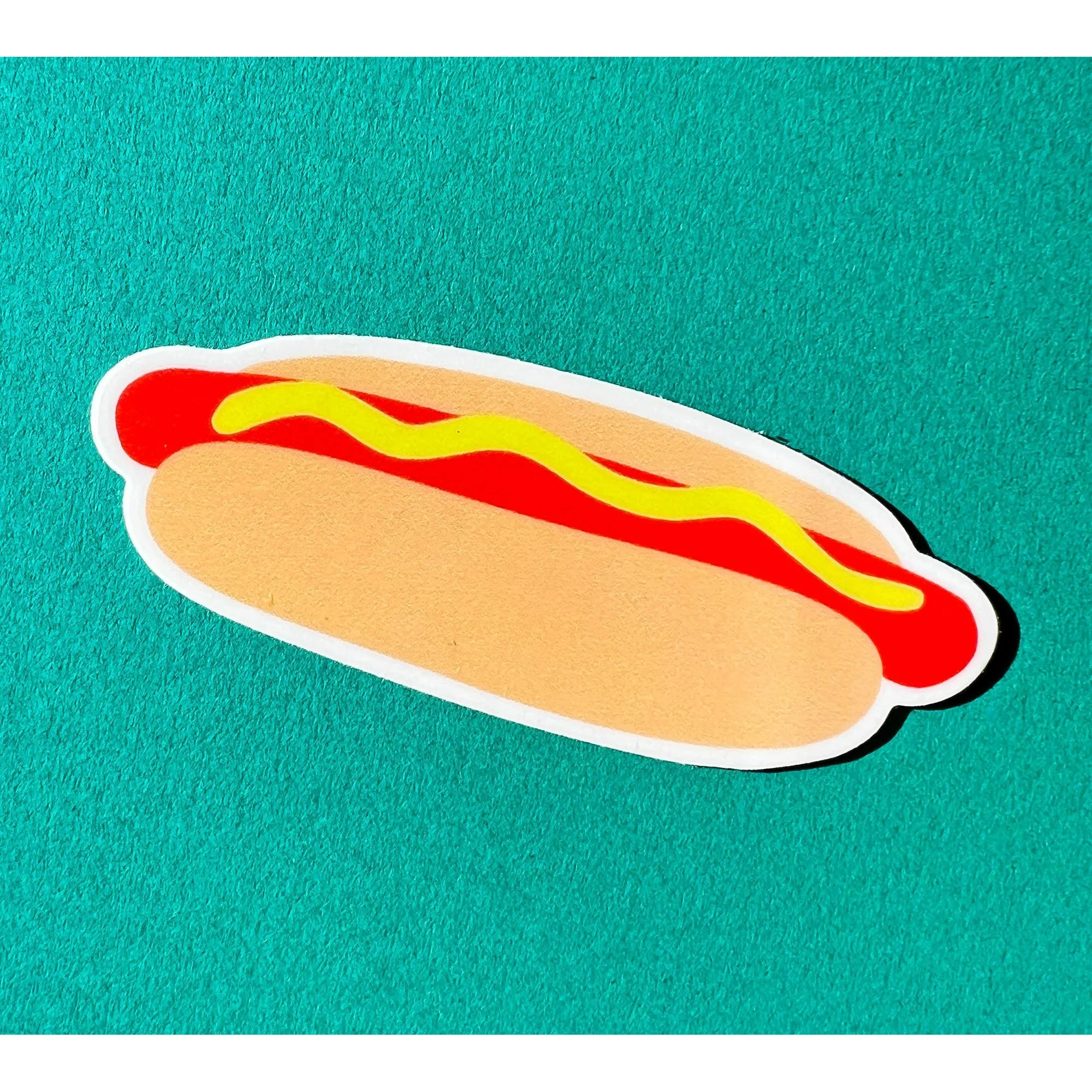 Hotdog Vinyl Sticker