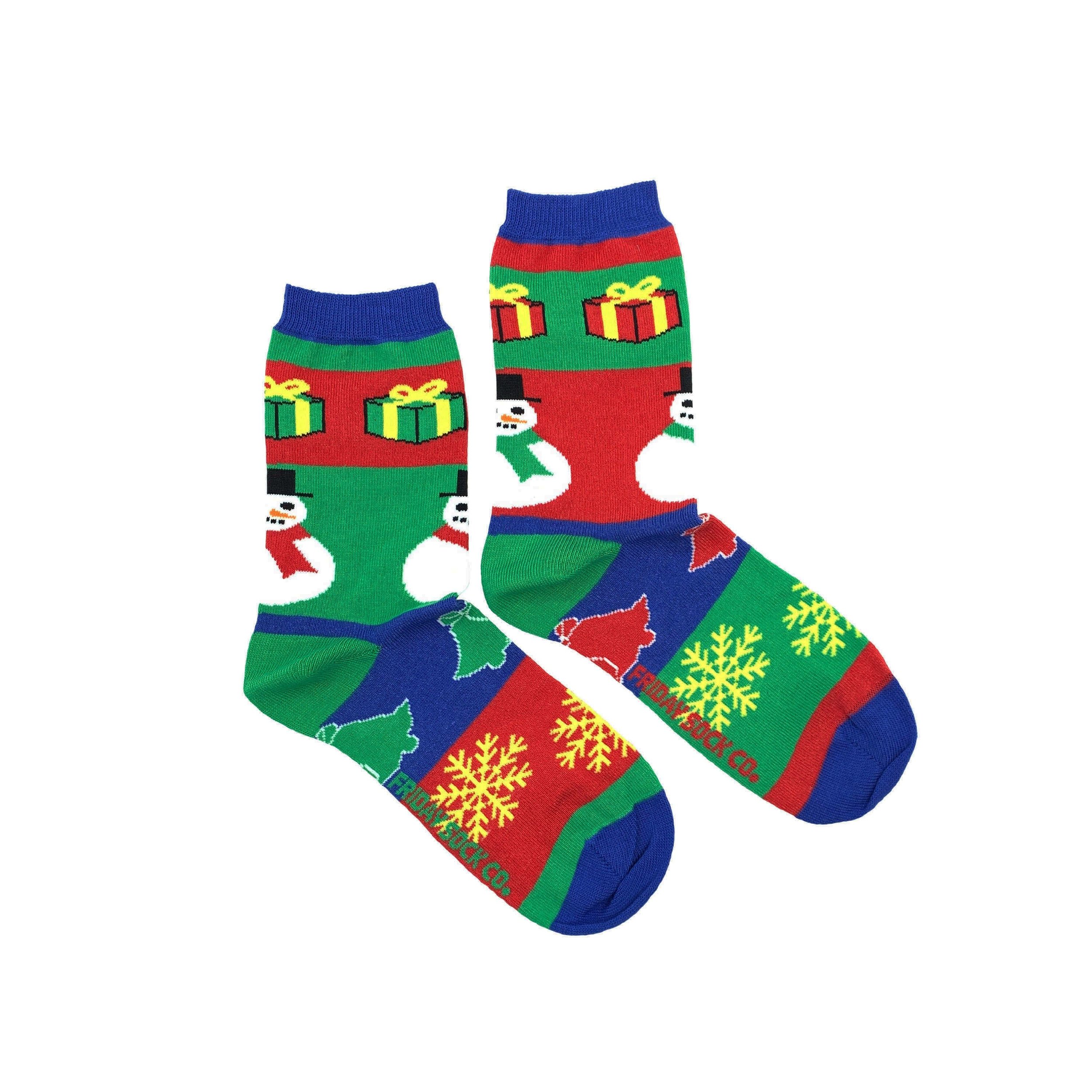 Friday Socks Co. - Ugly Christmas Snowman Women's Socks
