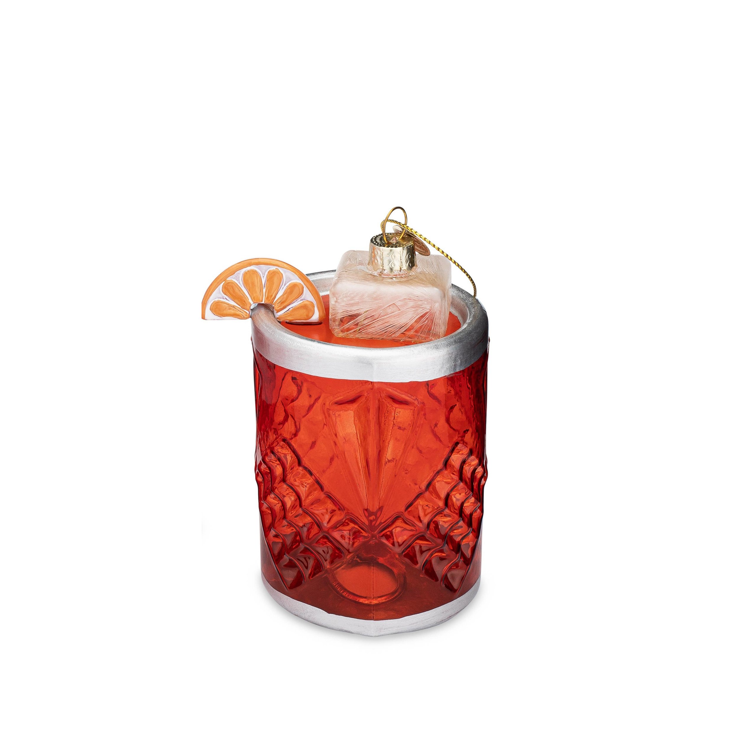 Negroni Cocktail Ornament