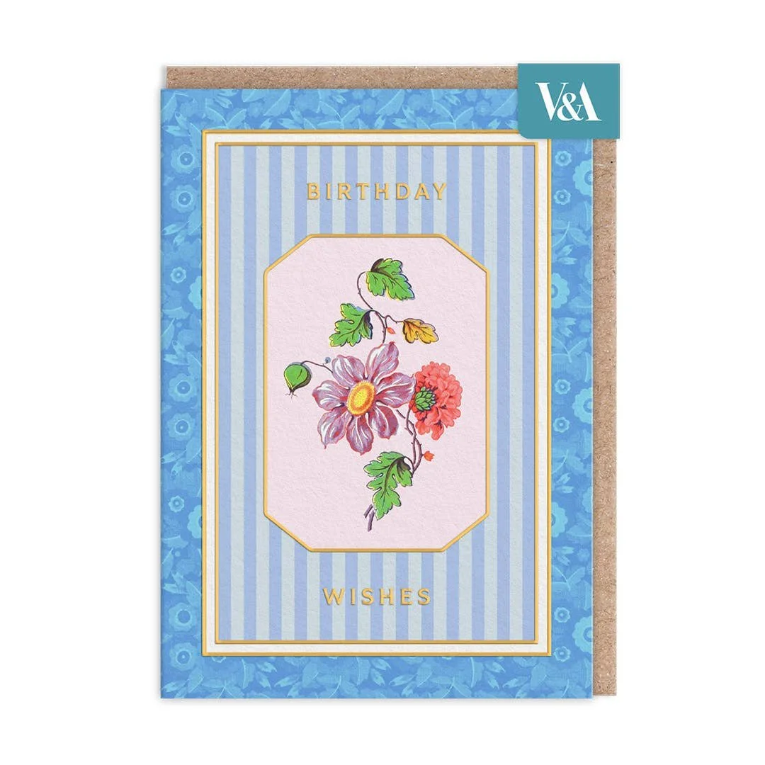 Flower On A Vine Birthday Card