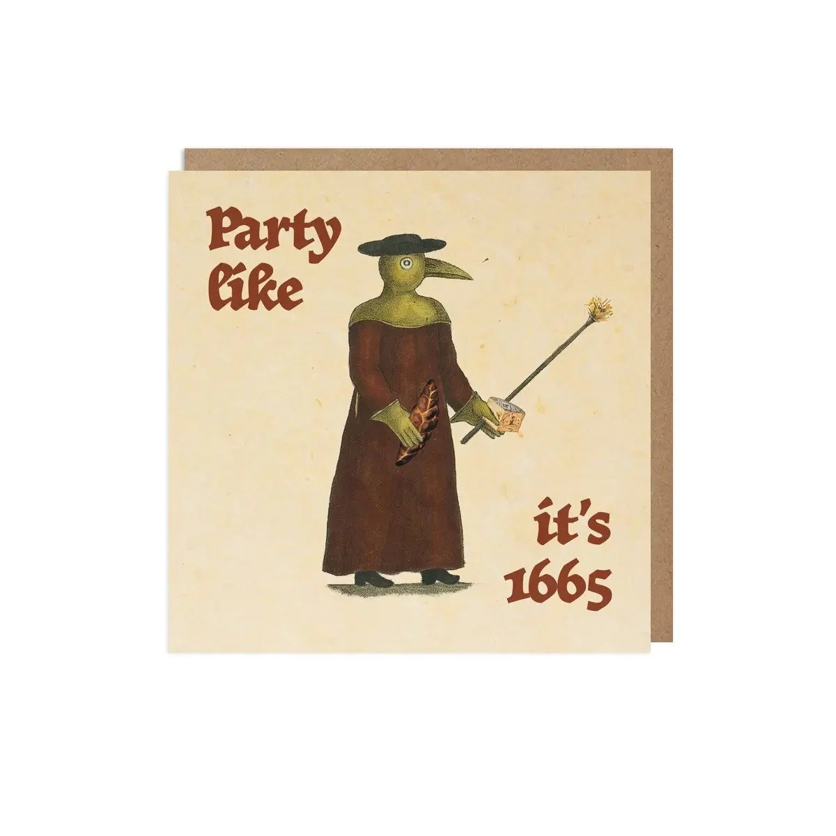 Party Like It's 1665 Birthday Card