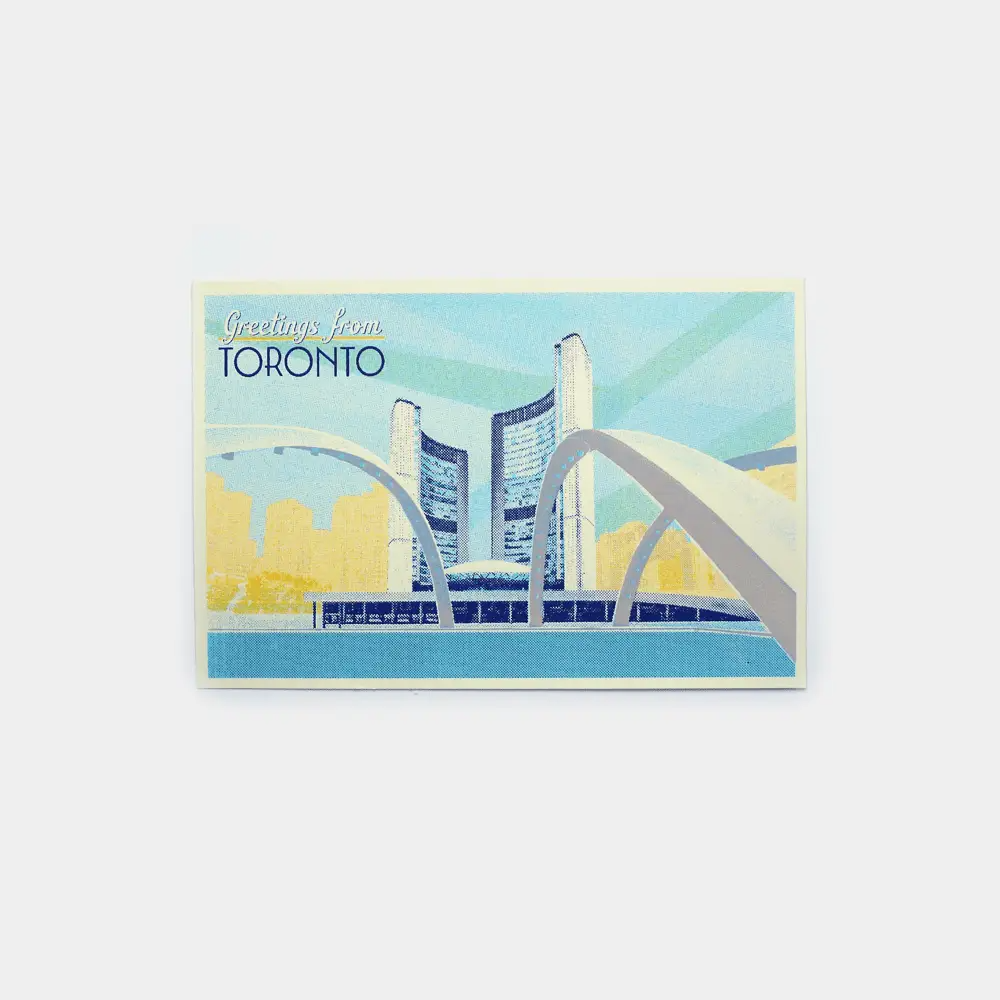 City Hall Toronto Postcard