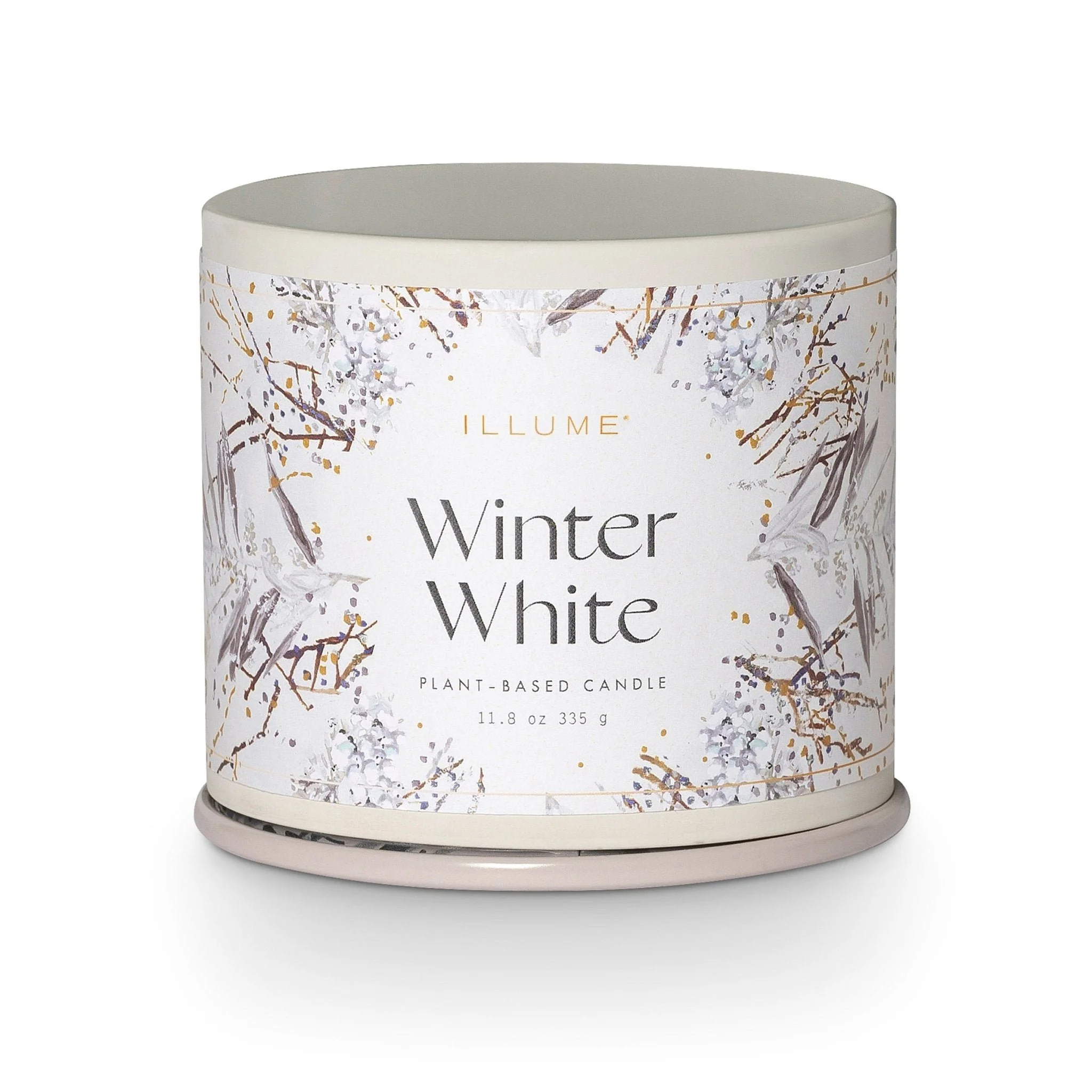 Illume- Winter White Tin Candle