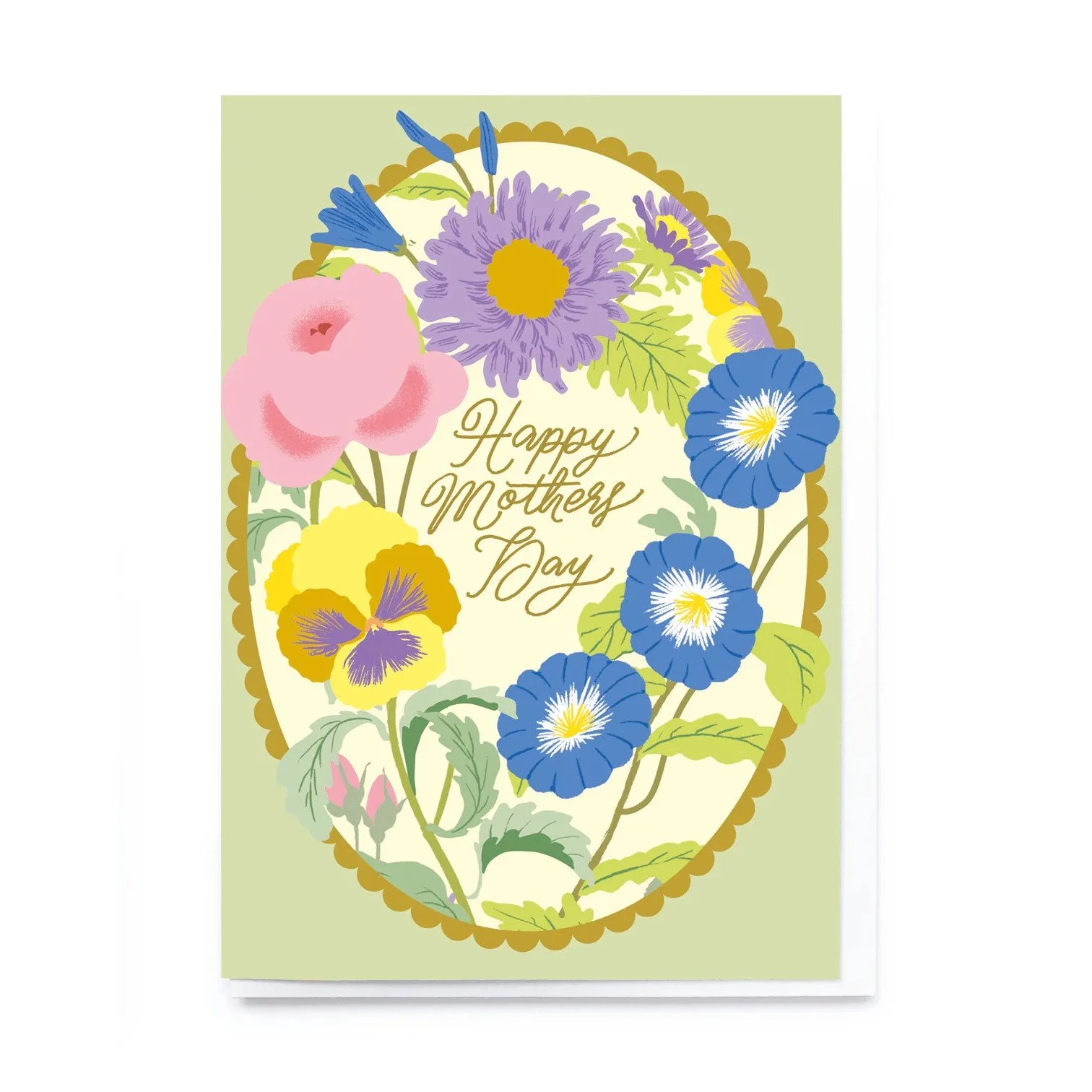 Framed Flowers Mother's Day Card