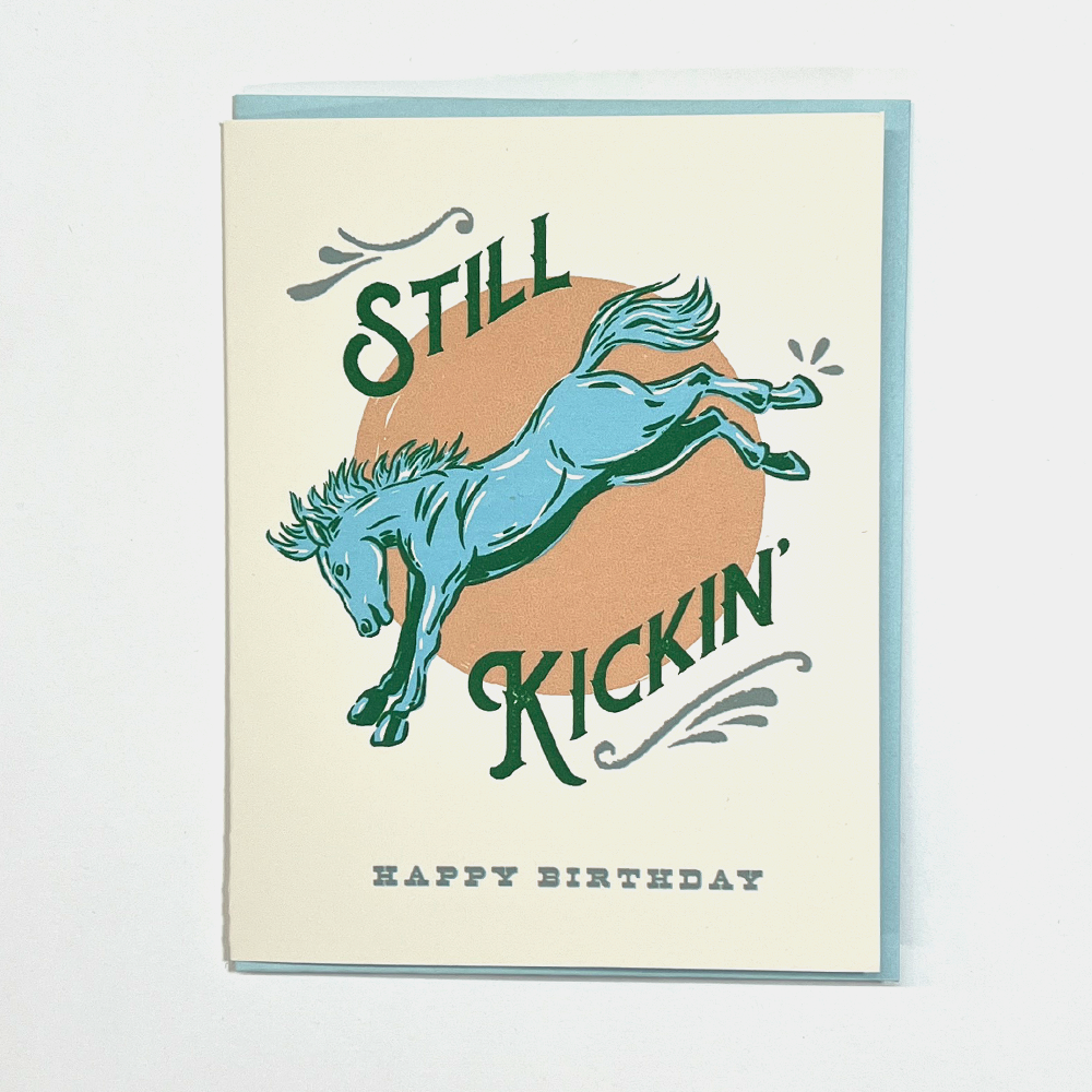 Still Kickin It Birthday Card