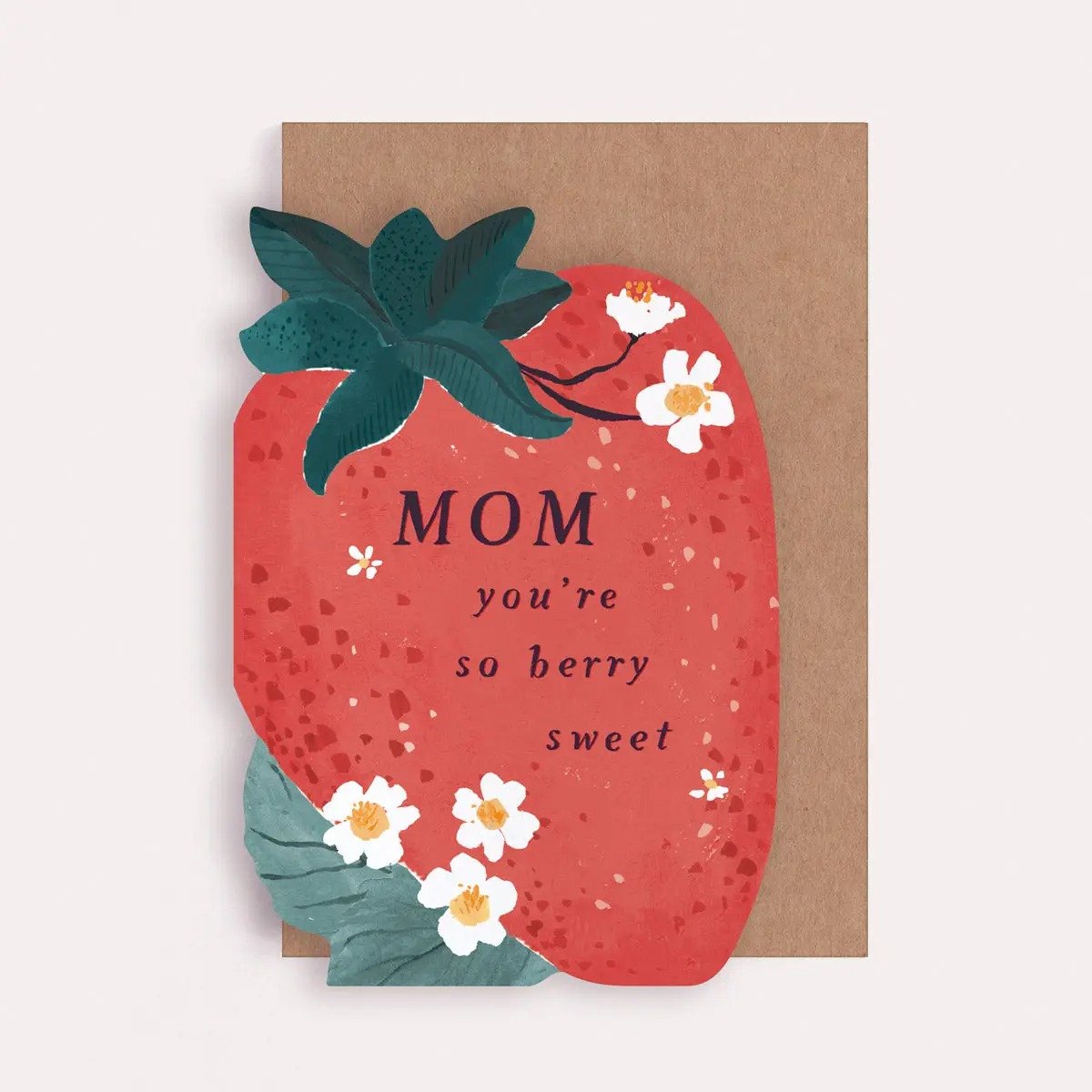 Mom Sweet Strawberry Card