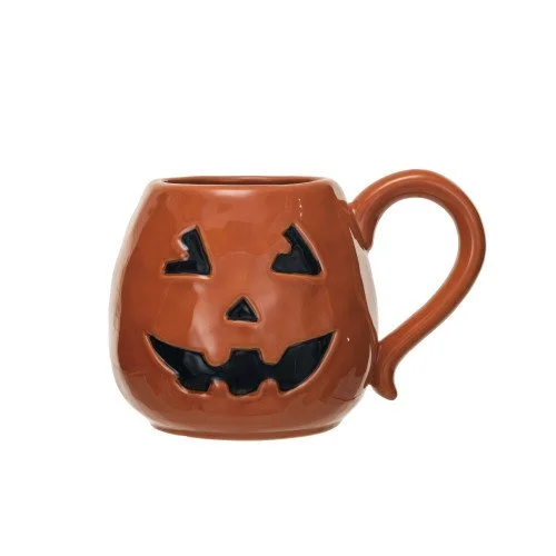 Jack-O-Lantern Shaped Mug