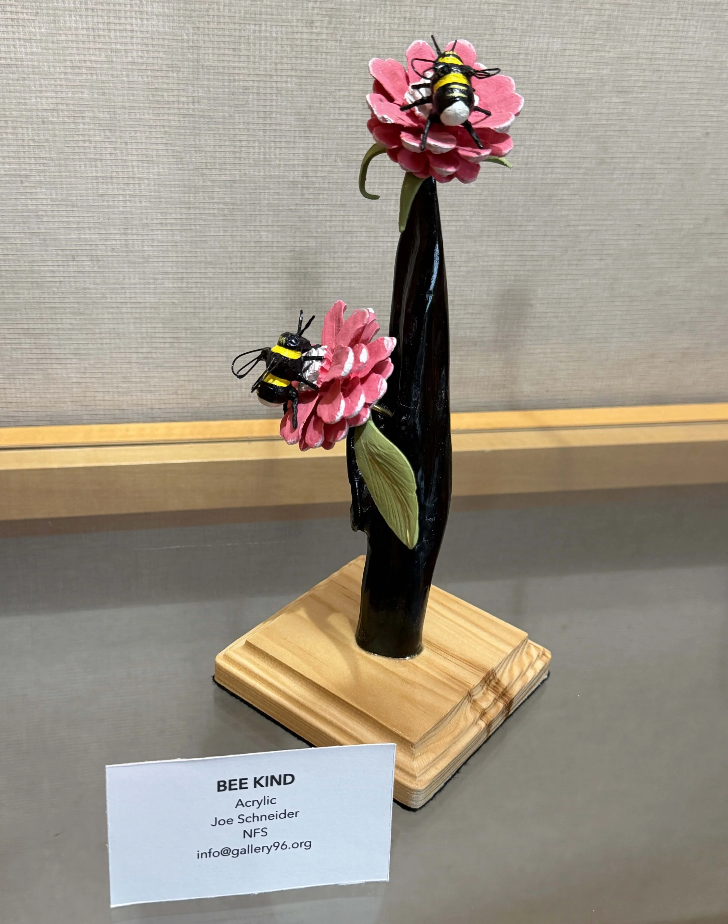 "Bees and Other Bugs" Exhibition - Community Center Glass Cases