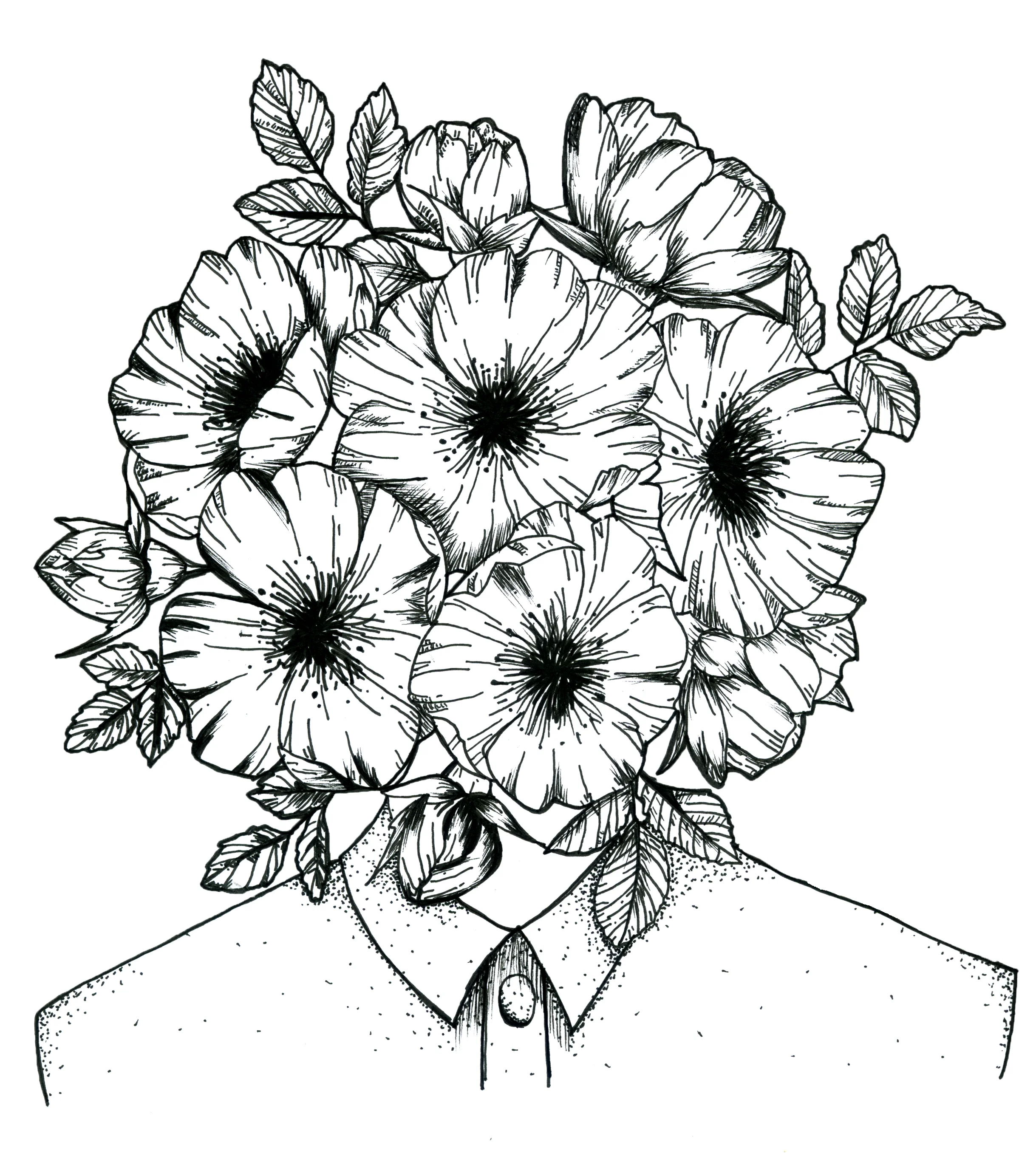  8.5”x11”   Created for a print ad 