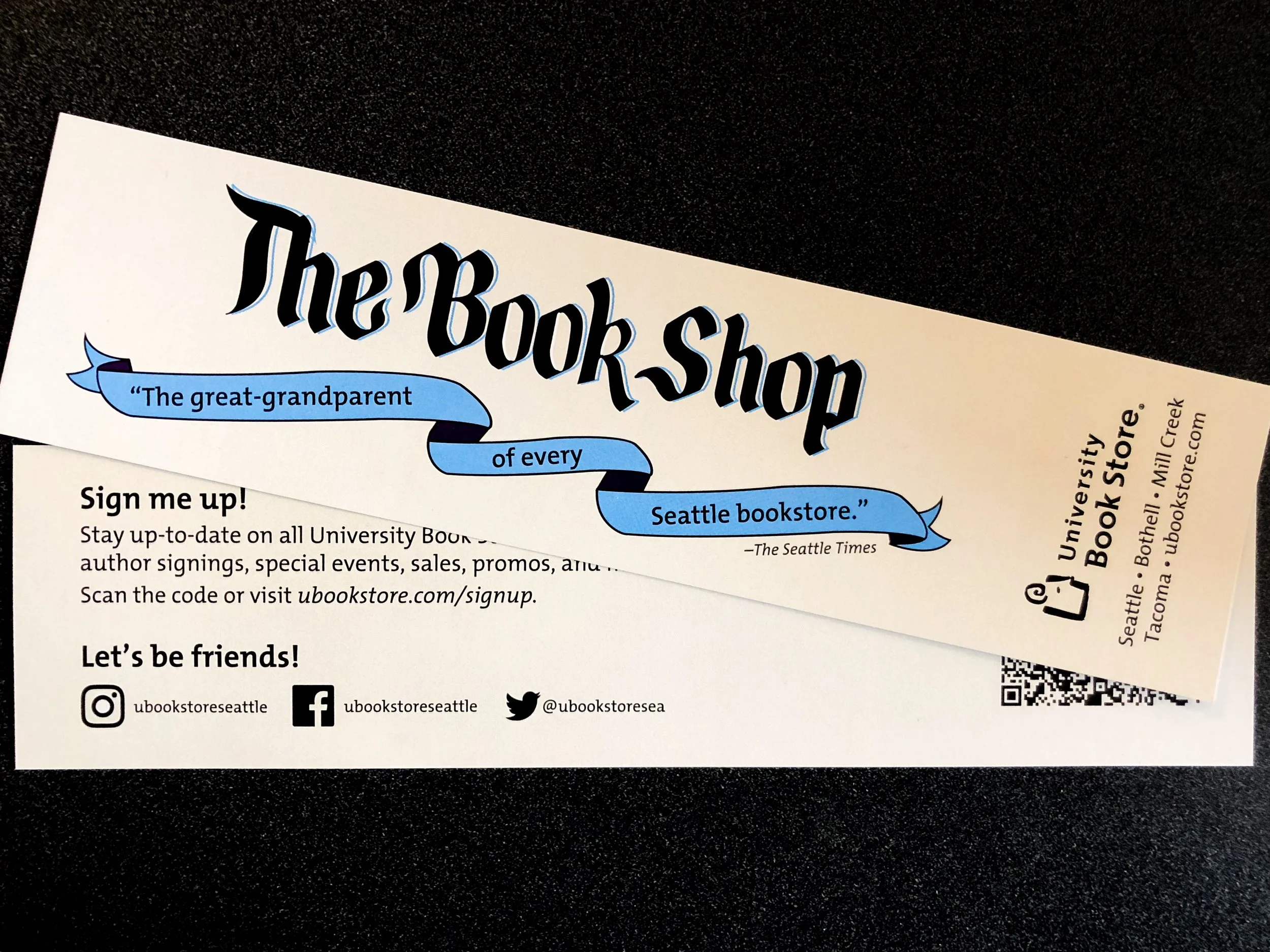 The Book Shop bookmarks