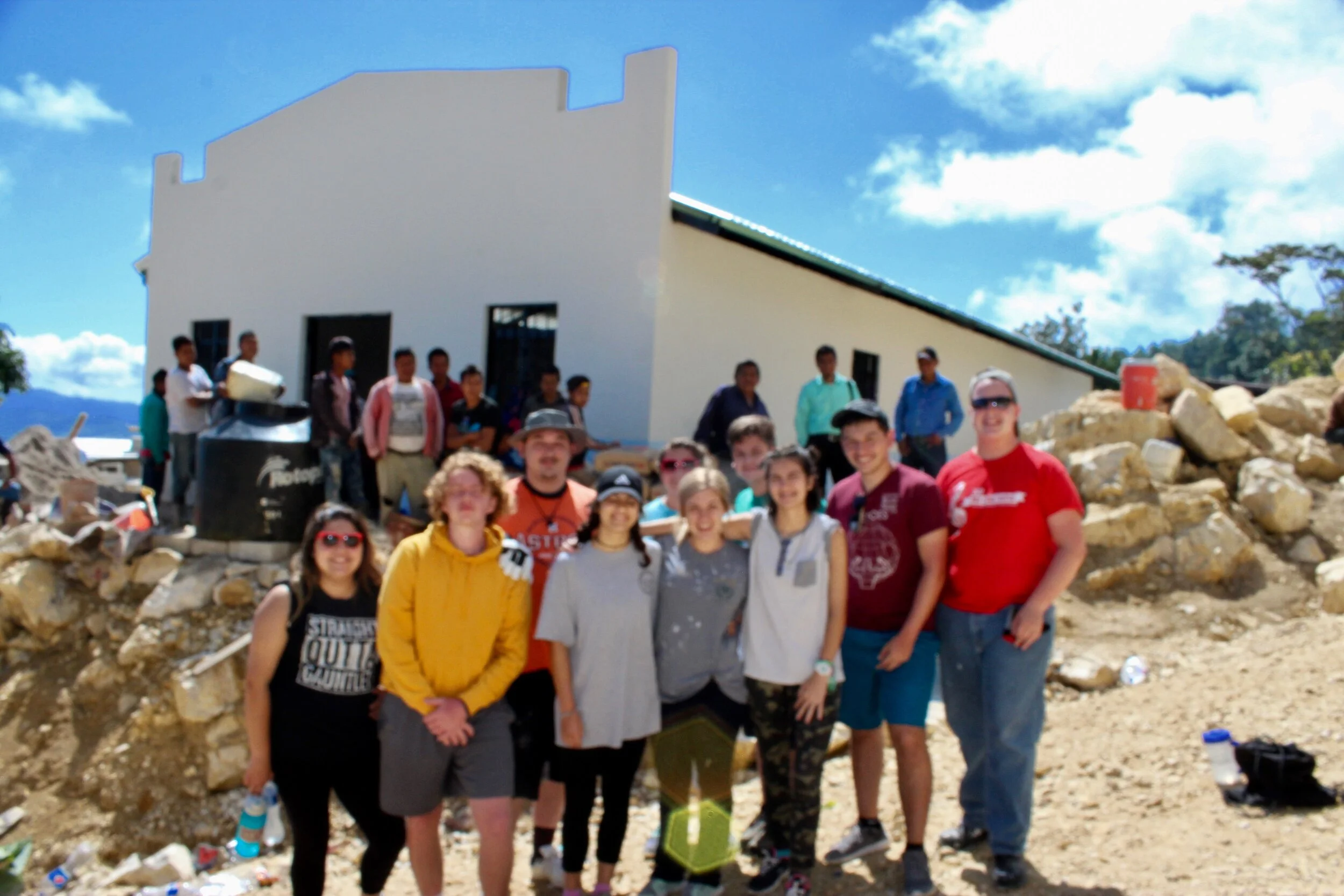 So grateful to Family Life of Sugarland, TX for sending a second generation of team members to construct a church building in Tanubilja’ C’ancuc.