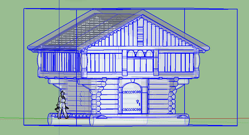 The original Sketchup Model of the Nordic Cabimn.