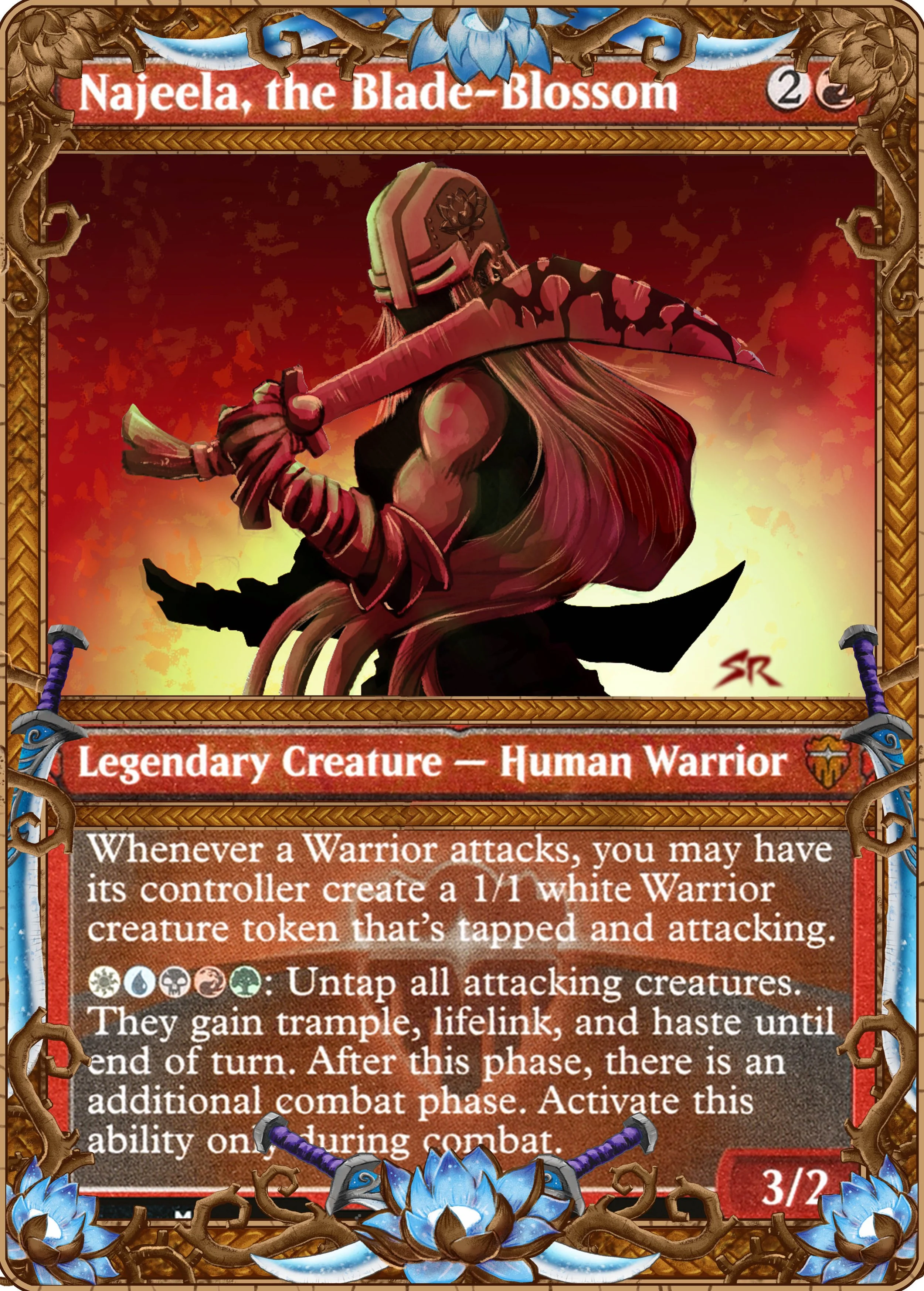 Card sleeve frame design
