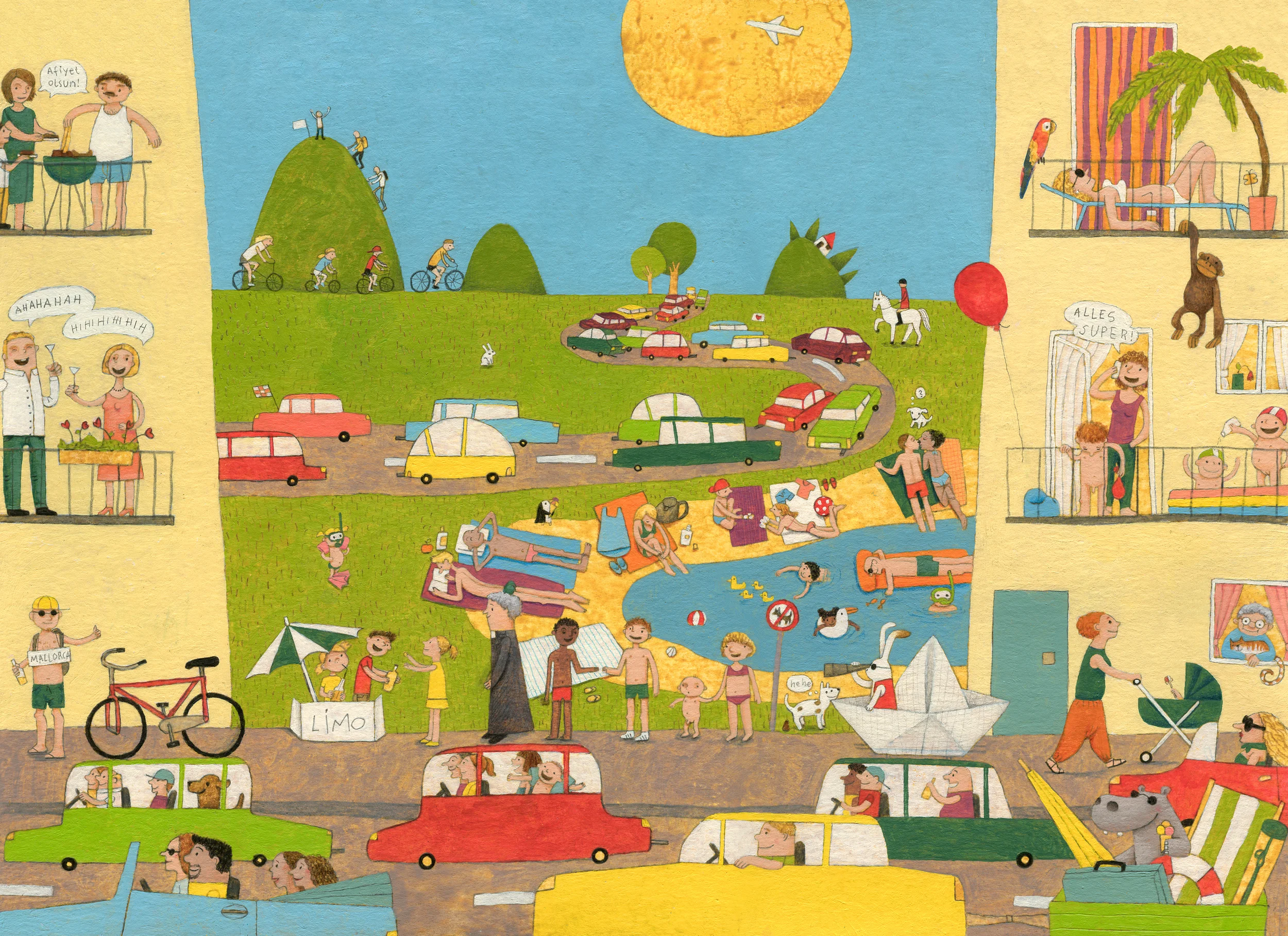 summer / activity page / KinderZeit 2013