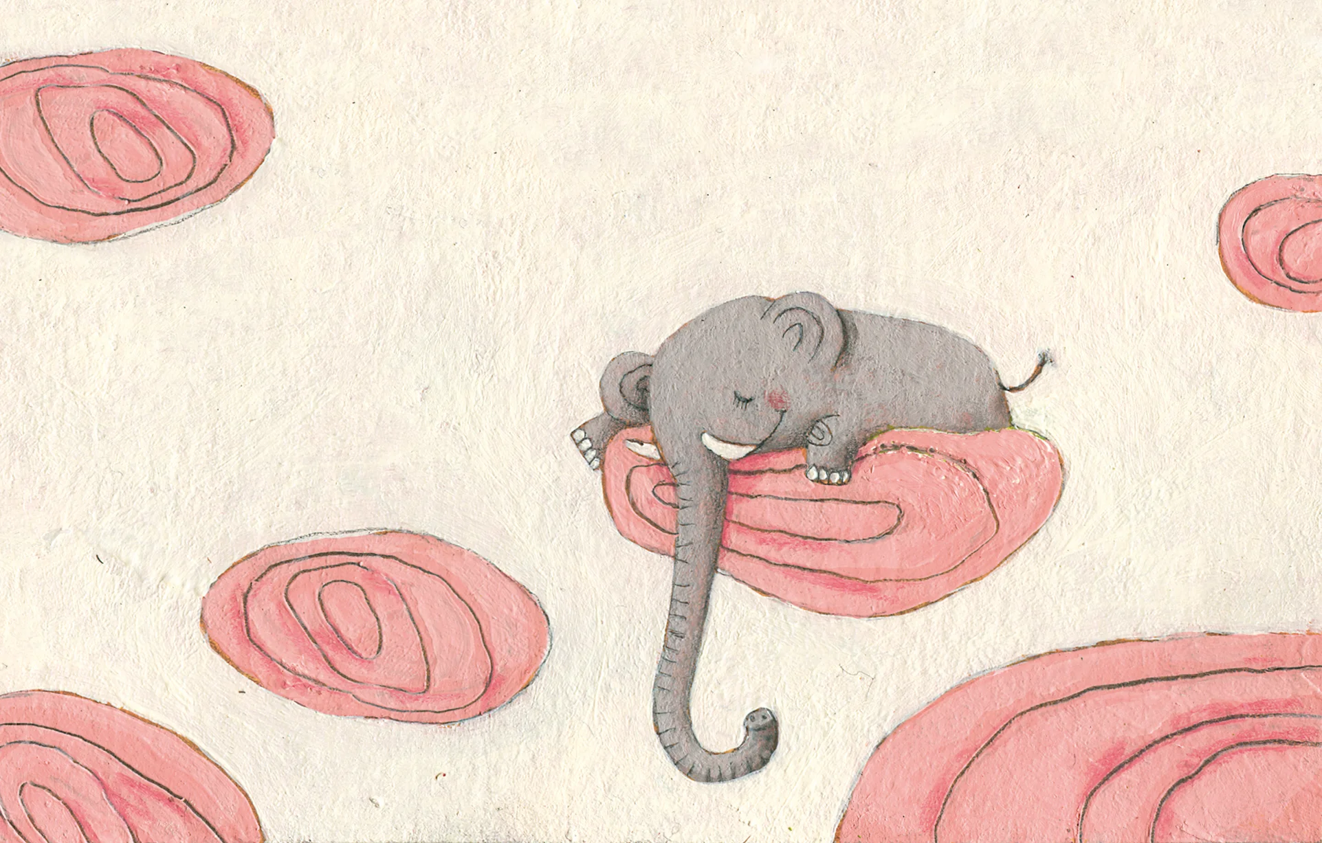 sleeping elefant / cd booklet vignette / oetinger media 2014