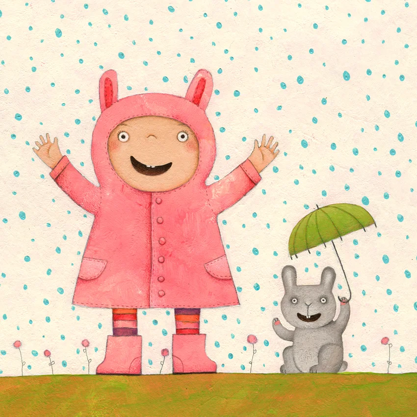 rainy spring / kid's magazine / babybug magazine 2012