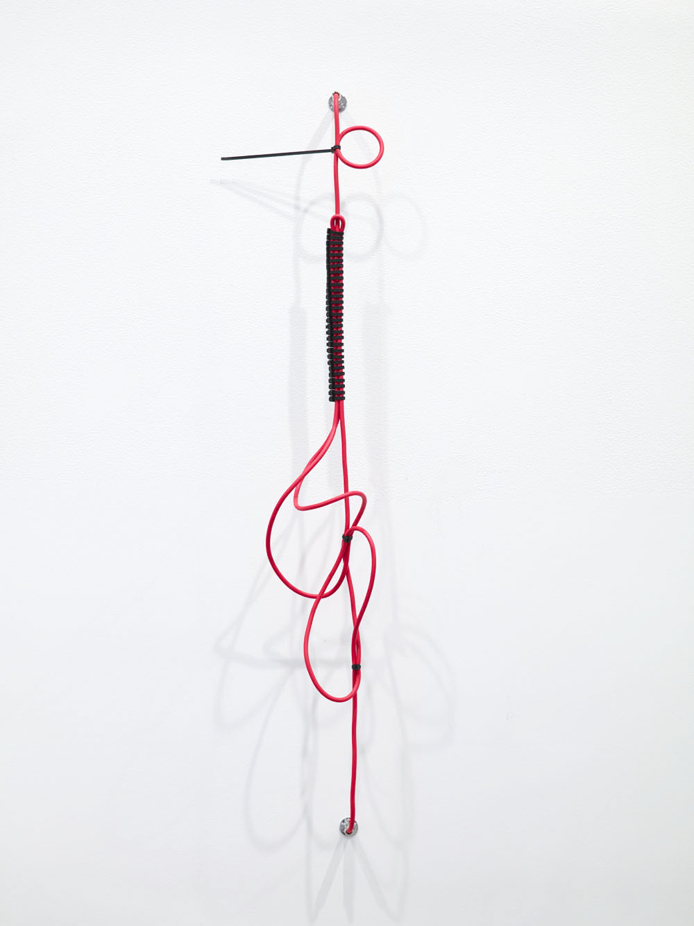  SHHH, The Red Series #3--Noise cancelling instrument cable, cable ties and endpin jacks 39 x 8 x 6.25 inches 2014 