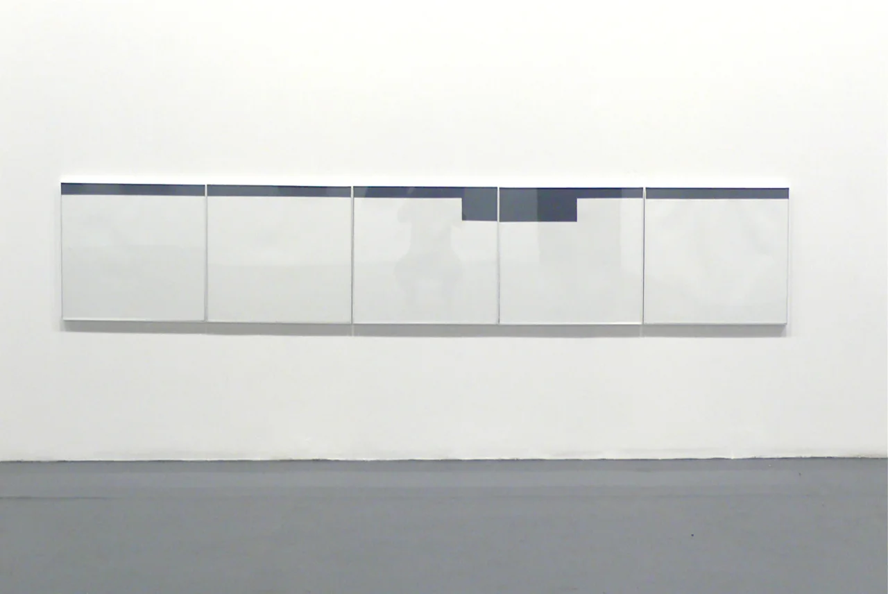 Long, Low, Rest --acrylic on paper, 16 x 100 in. 2011 Collection of Elliot Perry