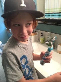 Maxon solved his gripe about the toothbrush without complaining. 
