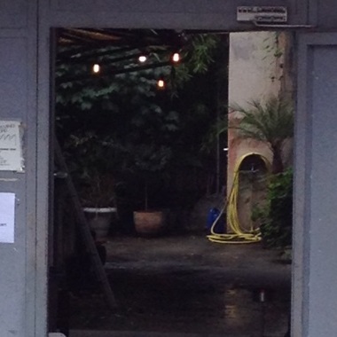 A foundry and warehouse turned indoor garden and music hall.