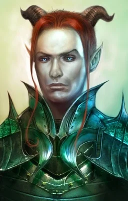 The in-game portrait of Valen Shadowbreath. (Yum.)