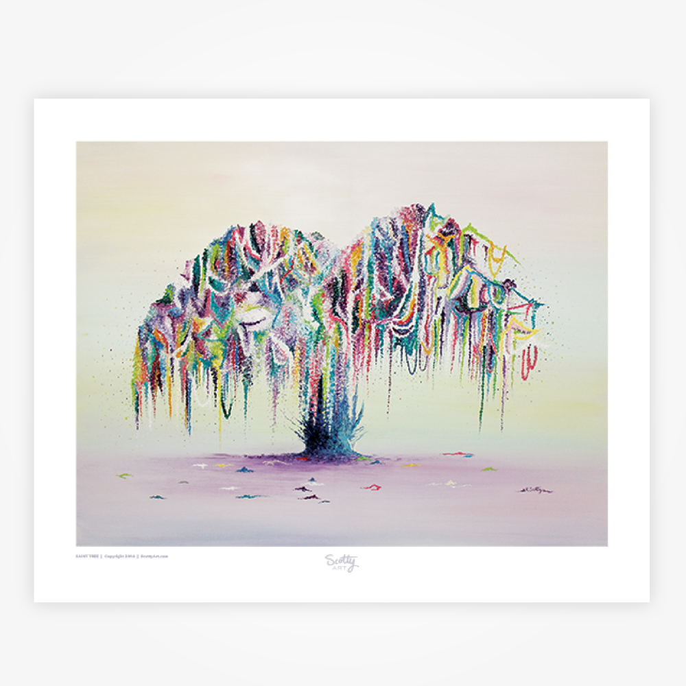 Pictured:  ‘Saint Tree’ Art Print