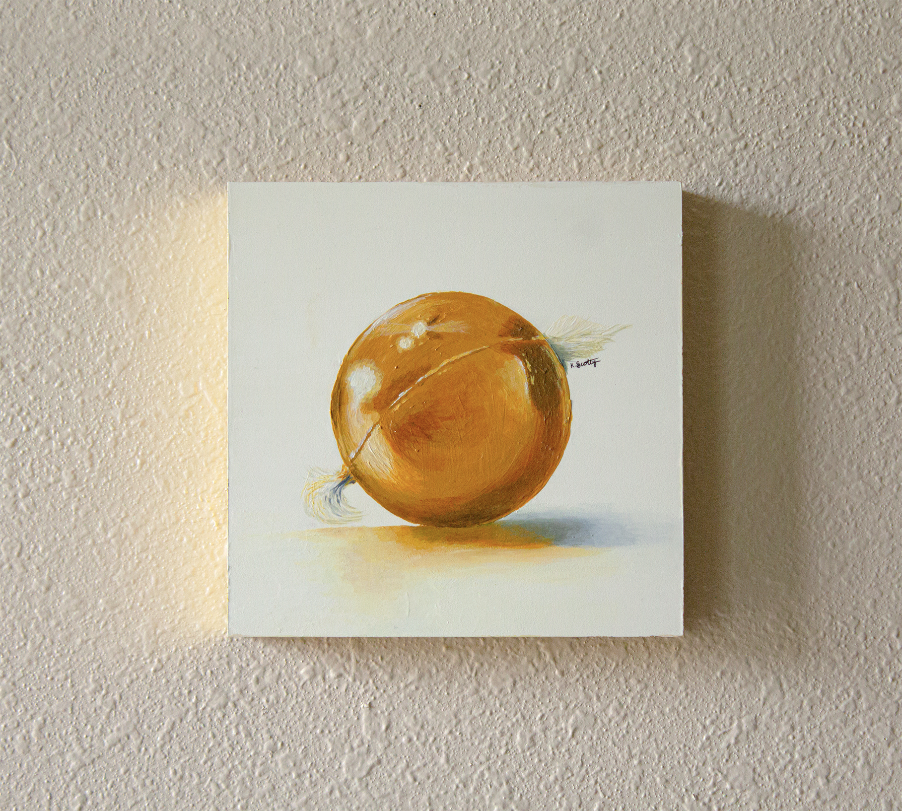 Gold Bead 1 | Acrylic + Gold Leaf on Gesso Board | 6”x6” | $200 + tax and shipping