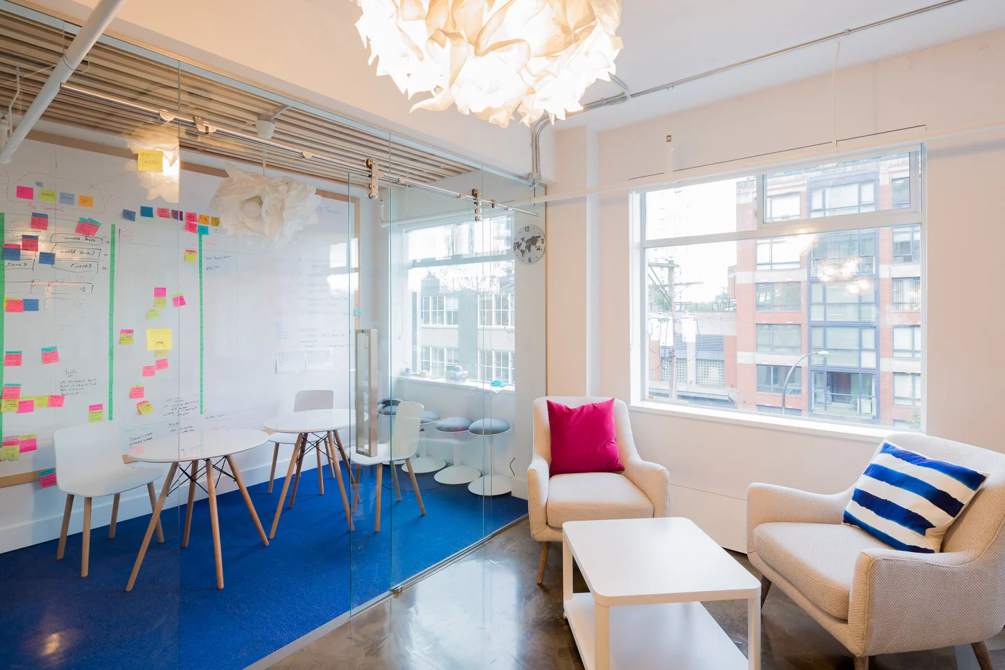 Eventbase Office - Scrum room with whiteboards - By Keate and Co Interior Designers