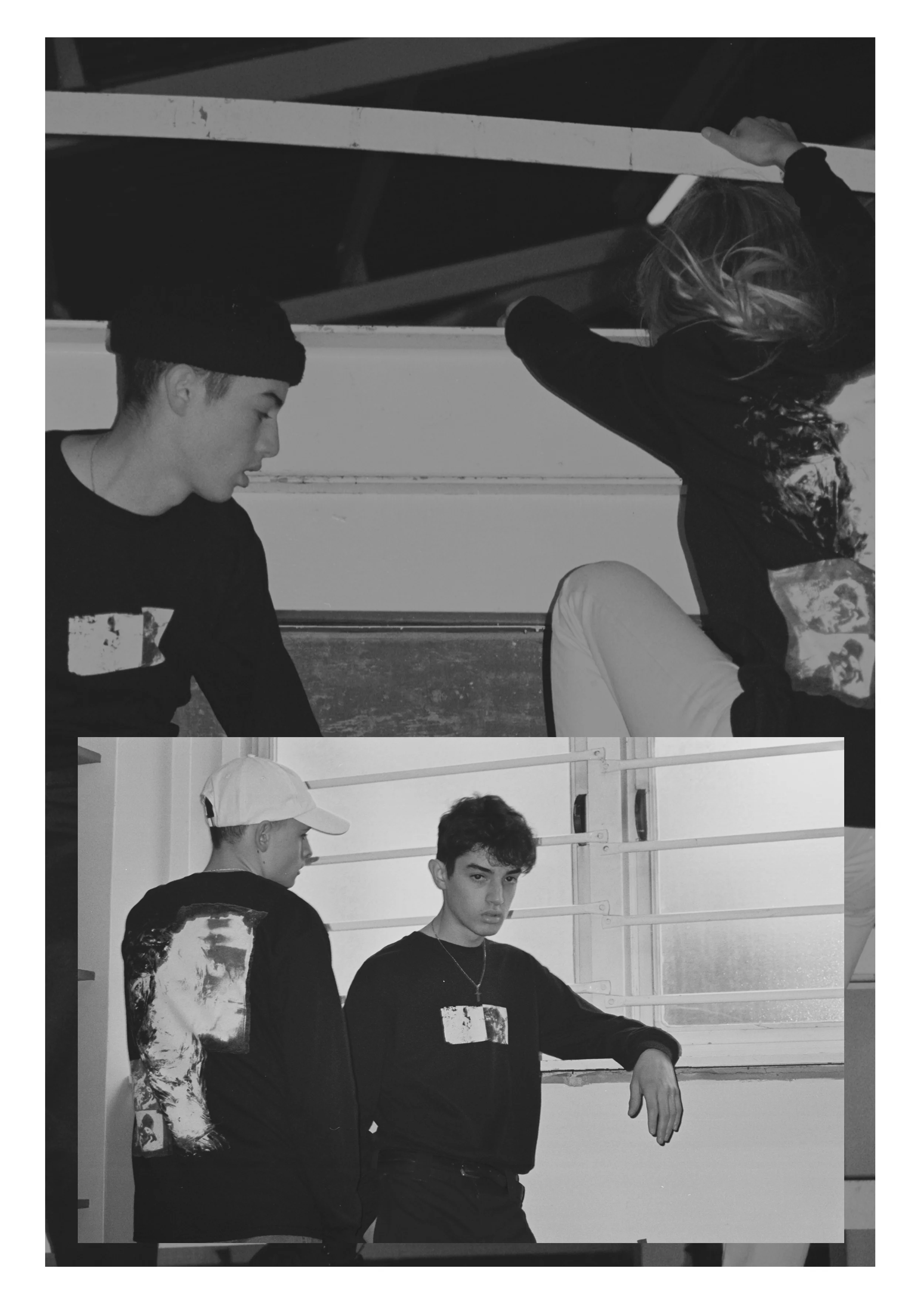 Models Tabbie Brewer (@tabbiebrewer), Jay Izzard (@jayizzard) and Ibrahim McGinty (@ibrahim_mcginty)