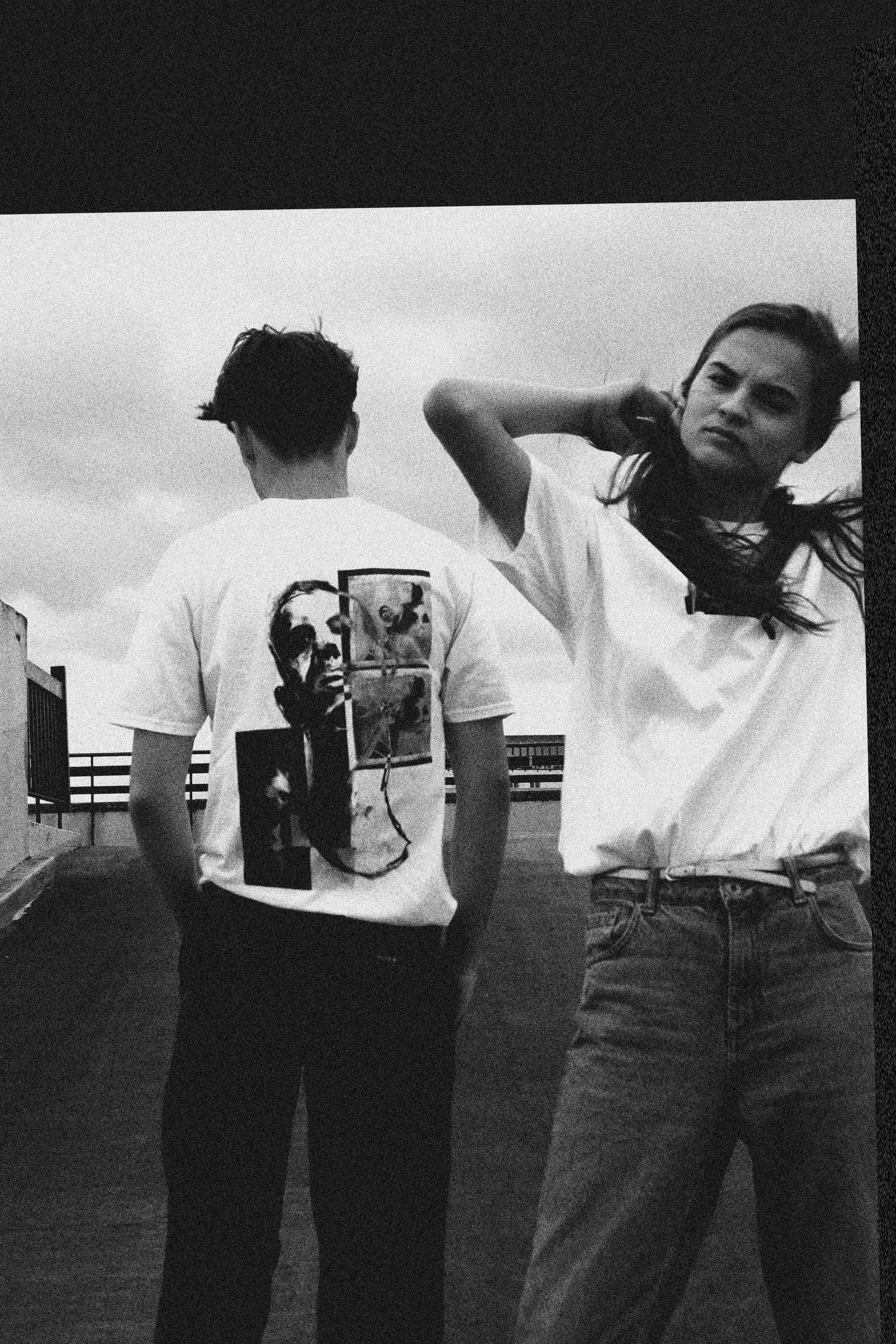 Models Rory O'Brien (@rorryobrien) and Georgie Mason-Mottram (@georgiemm_)