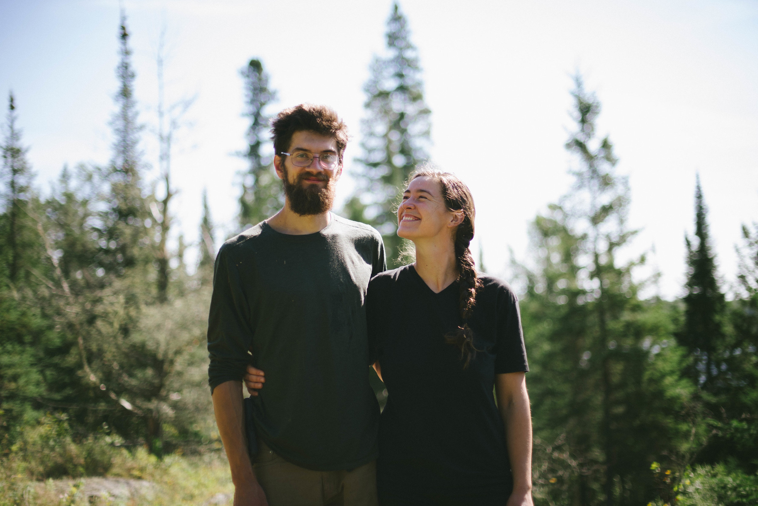 Ben + Brooke: The faces behind this beauty of a cabin.
