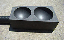 BIG Round-UP Tool: 9" long Hole sizes are 7/8" and 1".
