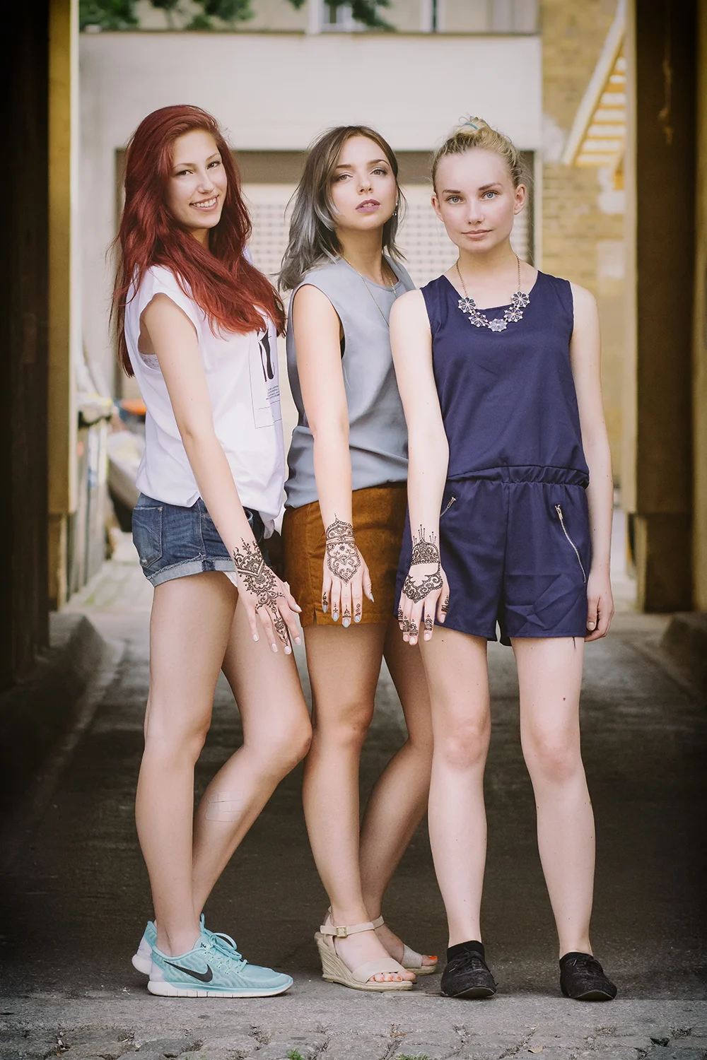 Eingerahmt von Viktoria und Julia. Nochmals: Danke!!!