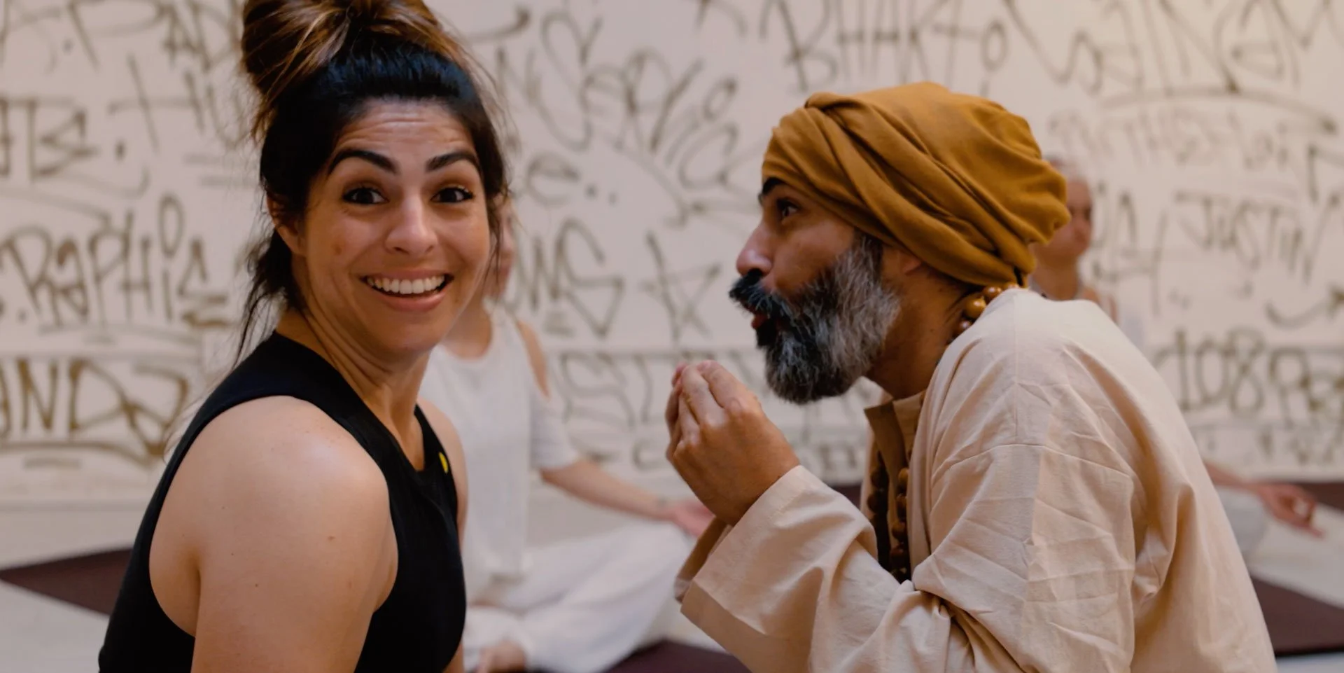  A sardonic, hot-mess writer joins a Venice yoga cult to prove it’s BS, and she’ll bend over backwards to do it, until real healing and the guru’s cartel ties risk her last shot at belonging.    Writer/Director: Adele Thomas  Cinematographer: Vincent