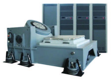 Normal
0
false
false
false
EN-US
X-NONE
X-NONE
A typical high-force water-cooled system including a shaker and mono-base slip-table with air isolation mounts.