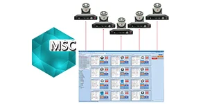 Multiple Shaker Control (MSC) in EDM Software Multi-shaker control (MSC) is a unique feature offered enables users to view and monitor multiple shaker tests from one PC station. Up to 12 controllers can be accessed simultaneously.