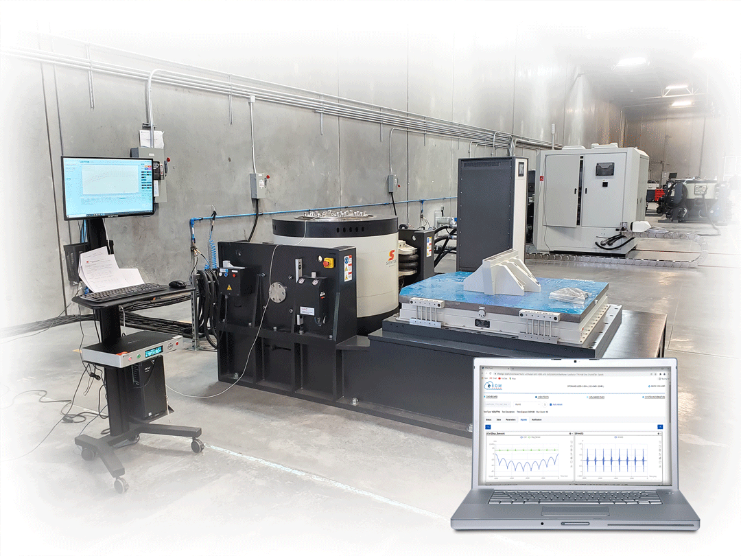 Remote Vibration Test Monitoring in the EDM Cloud by Crystal Instruments