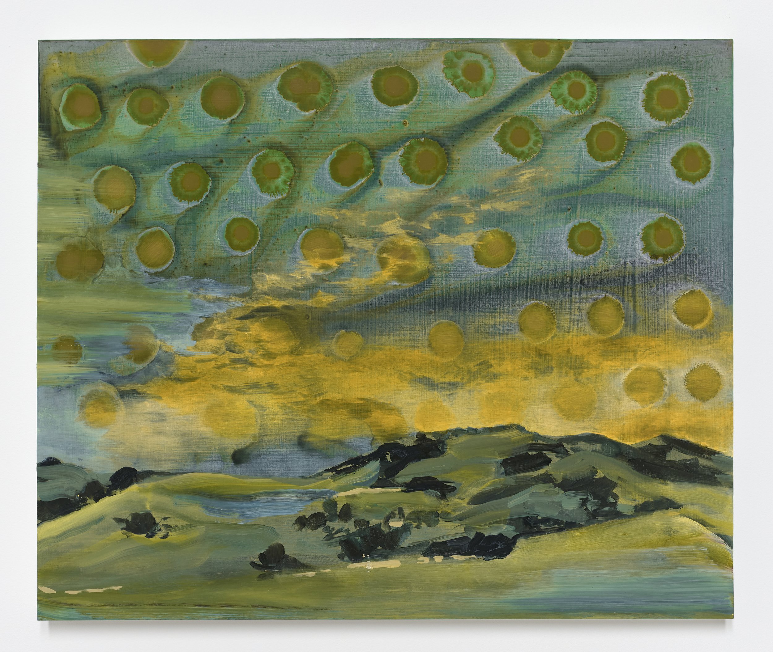  Eva Struble,   Ellipsis , 2024. Oil and acrylic on canvas, 20 x 24 in. 