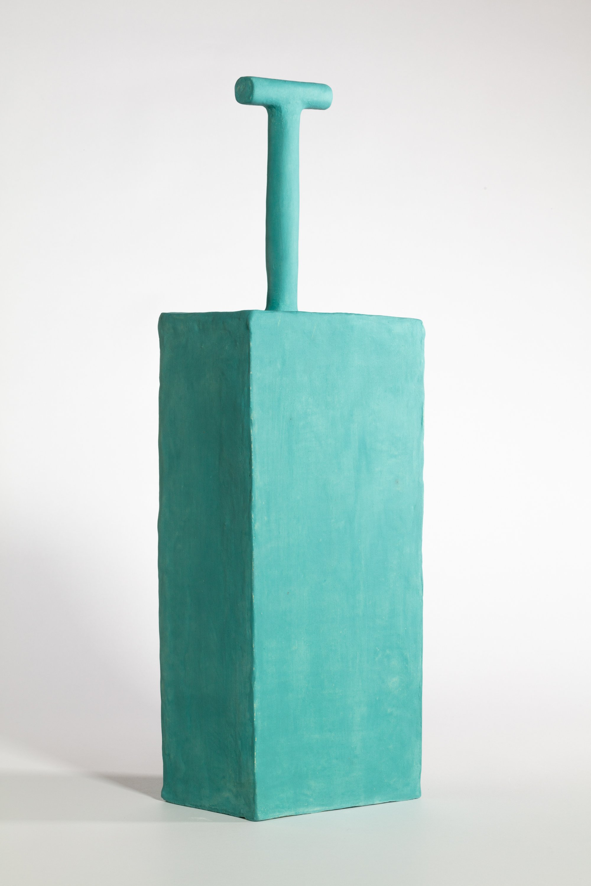   Richard Ibghy &amp; Marilou Lemmens,   The Great Reset , 2022. Ceramic, 20 x 6 x 4.5 in. 