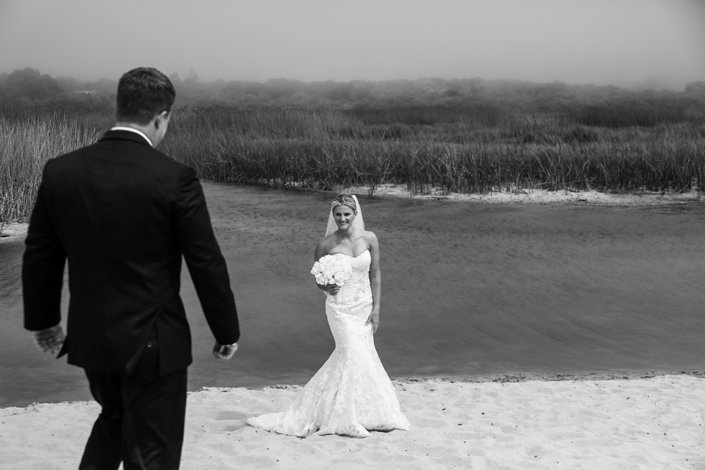  Beautiful Carmel Wedding first look/reveal by Carmel Photographers TGO Photography.  