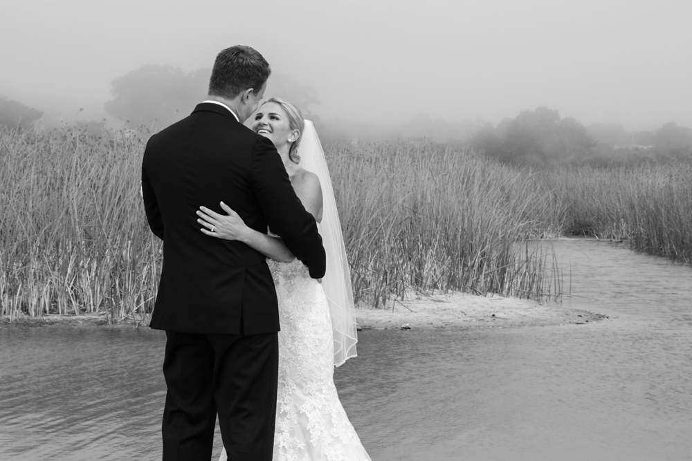  Beautiful Carmel Wedding first look/reveal by Carmel Photographers TGO Photography.  