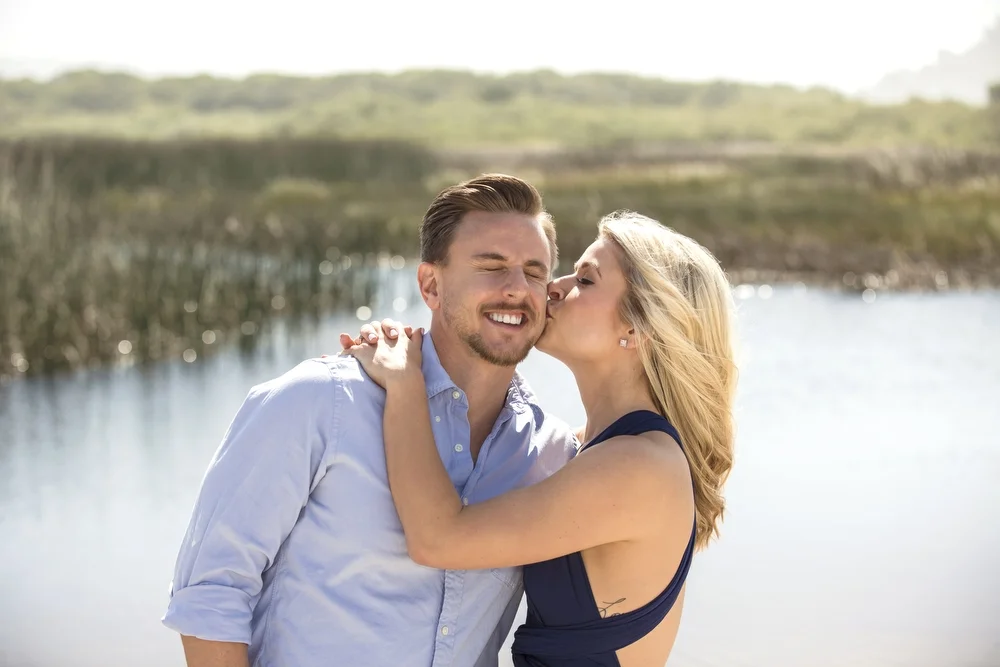 Carmel Mission Beach..a favorite place to shoot engagement photos.  I have also shot a few elopements here as well.