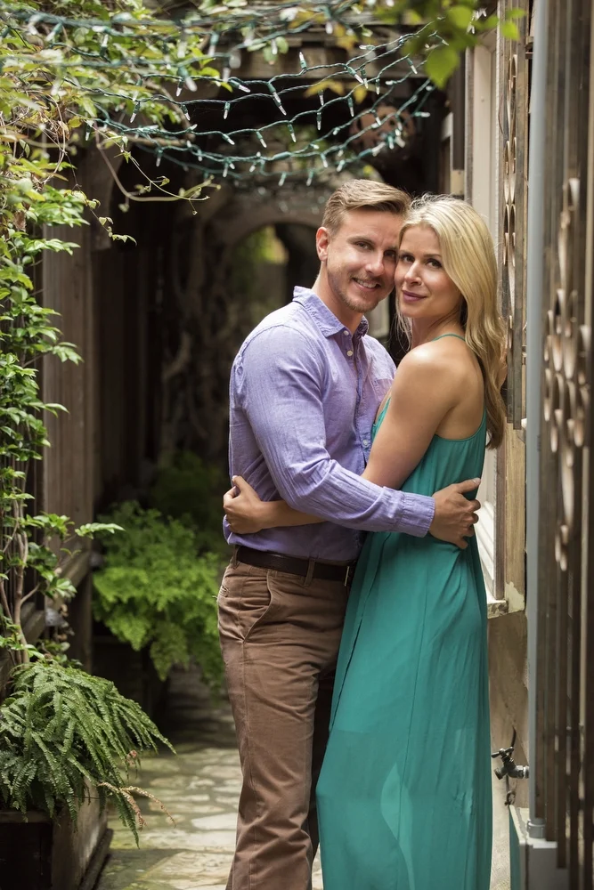 We walked around Carmel and ducked into another quaint alley way... 