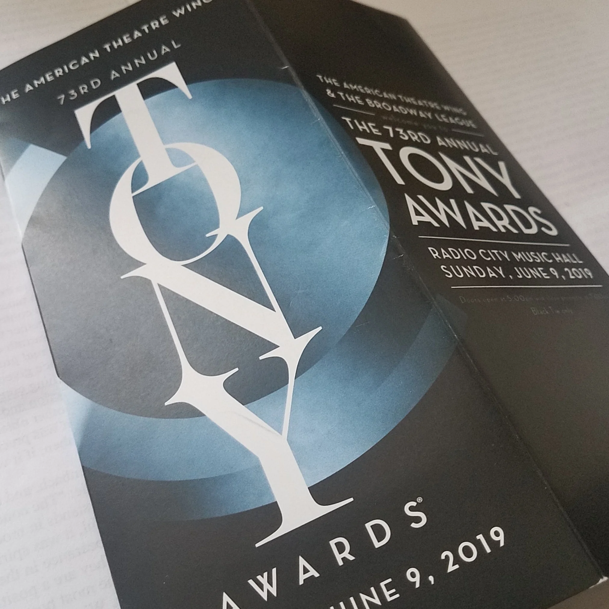 73RD ANNUAL TONY AWARDS RED CARPET ENVELOPE