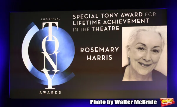 SPECIAL 2019 TONY AWARD NOMINATION slide Photo by Walter McBride: