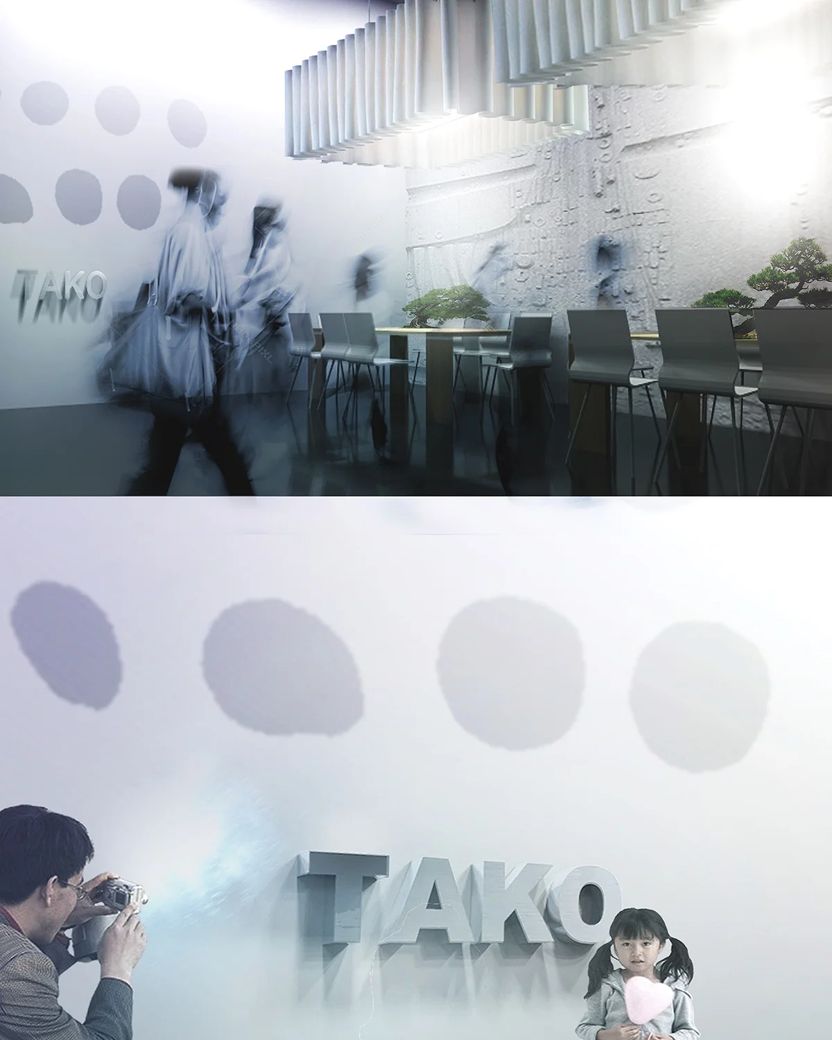 TAKO Interior design rendering
