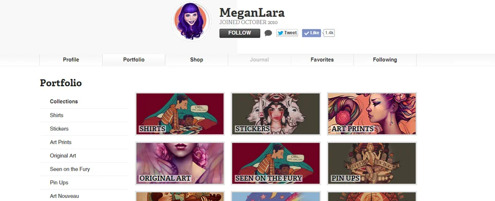 Redbubble is the first shop I ever opened! They have expanded from doing shirts and stickers to all sorts of products. They are definitely the priciest store, but they do occasionally have sales, and they have my entire catalog (save for any site-exclusive designs/discontinued ones). 