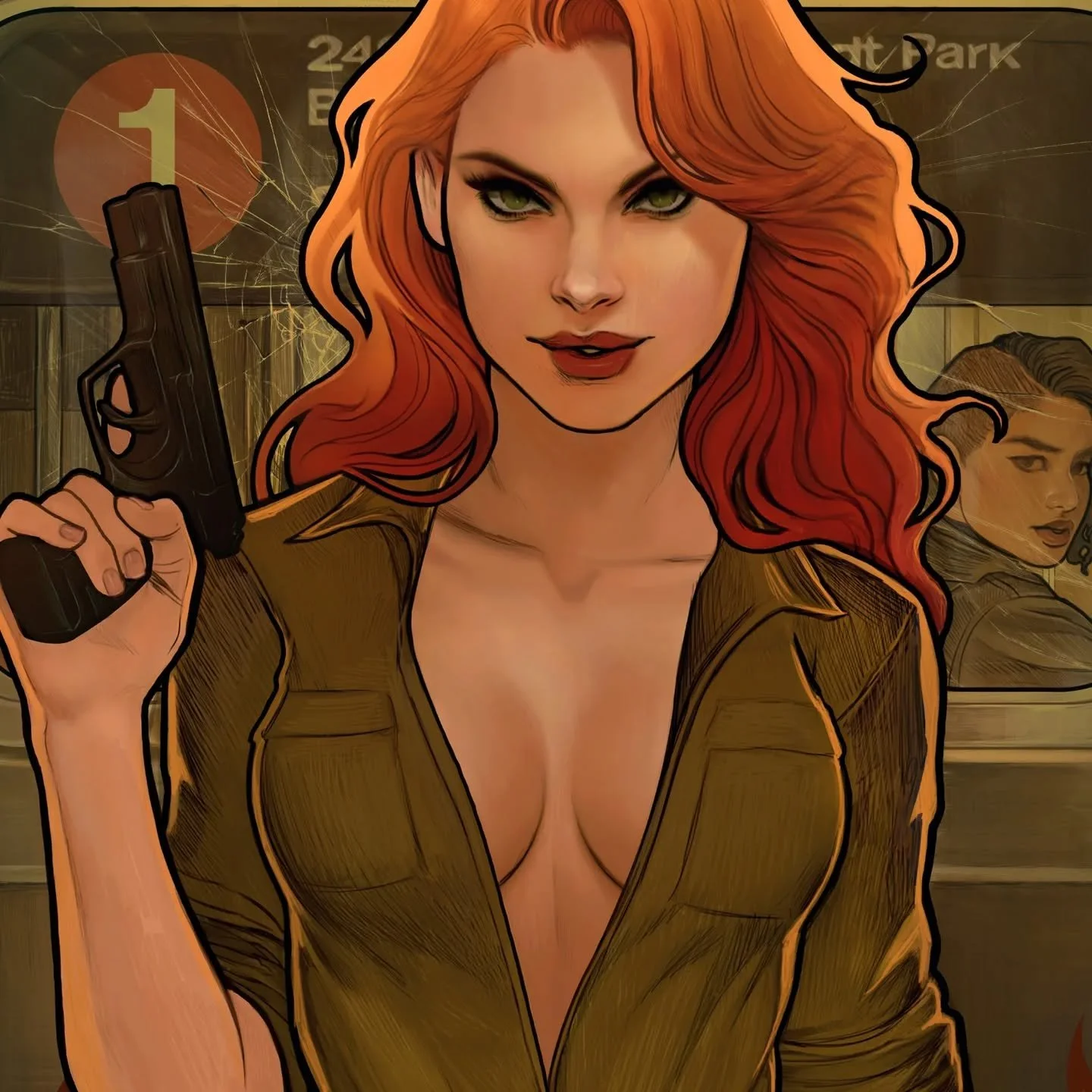 Saw my variant cover for @titancomics Heat Seeker: Exposed #3 will be out in October! :D very fun to do and Titan was so great to work with!

SDCC was absolutely amazing btw, thank you everyone for the fantastic show (big shout out to the table neigh