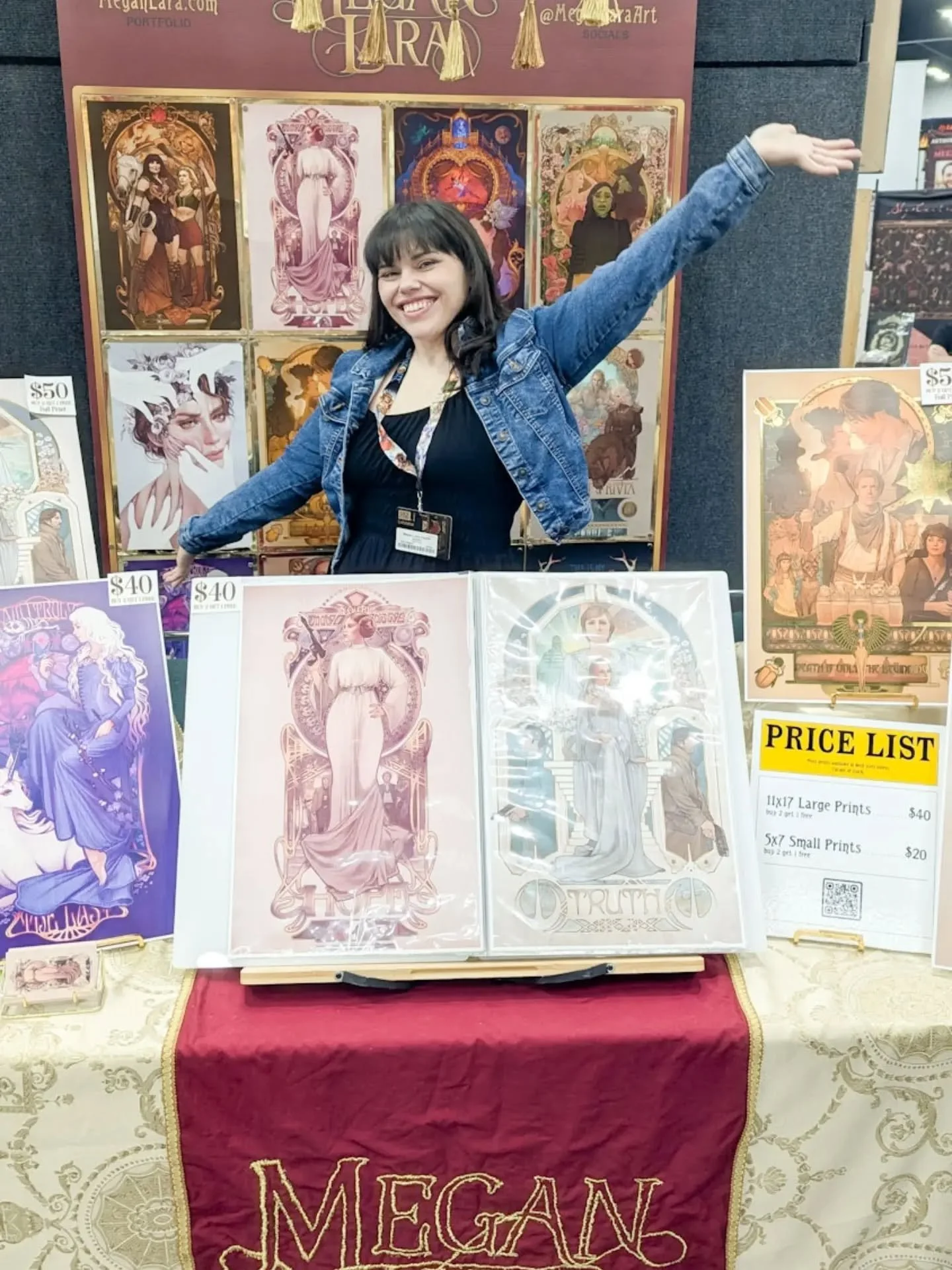 At @gen_con today! Table 35 in the art show :) under the 700 sign!