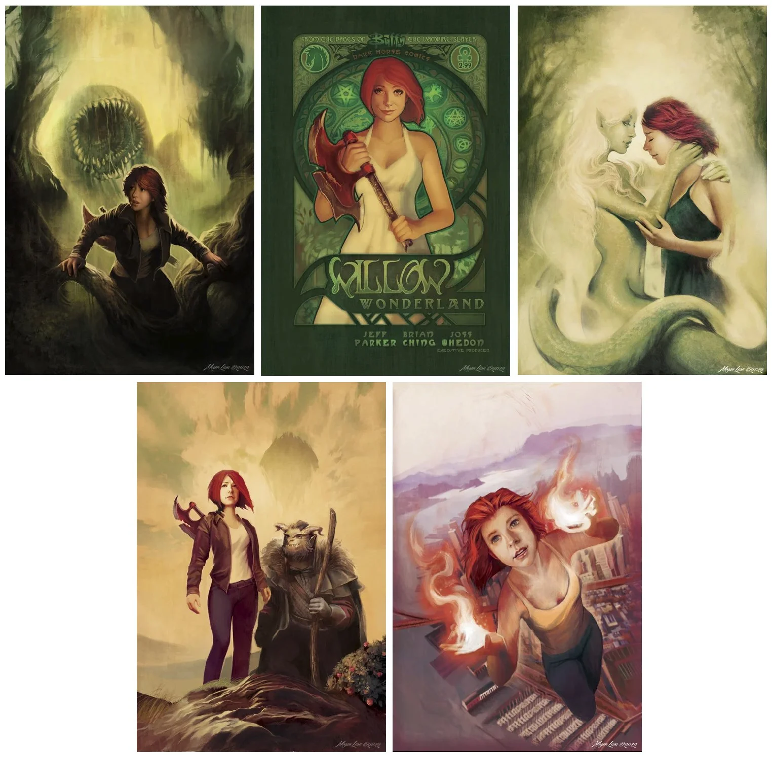 Willow: Wonderland Variant Covers (2012)